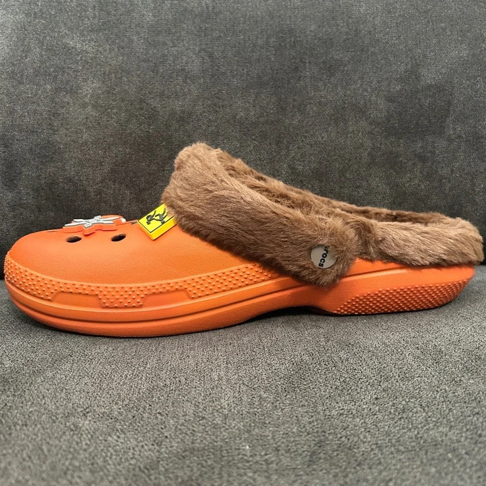 Crocs South Park Kenny Classic Lined Clog Mens 11 Orange Fur Slip On 211499-90H